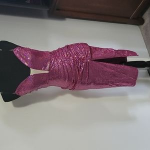 PURPLE SPARKLY DRESS